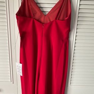 Jay Godfrey red jumpsuit